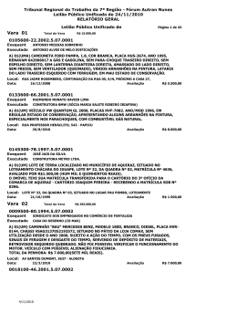 Vara 01 Vara 02 - Tribunal Regional do Trabalho 7&ordf; Regi&atilde;o