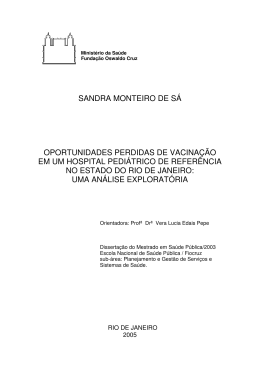 SANDRA MONTEIRO DE S&Aacute; OPORTUNIDADES - Arca
