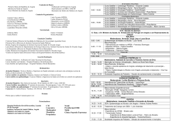 Programa - Instituto Nacional de Sa&uacute;de Dr. Ricardo Jorge