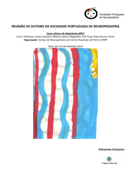 reuni&atilde;o de outono da sociedade portuguesa de neuropediatria