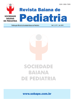 revista baiana de pediatria