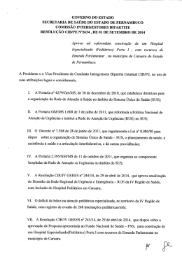 Aprova as referendum constru&ccedil;&atilde;o de um Hospital Especializado