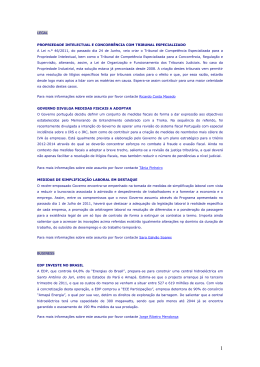 Newsletter Julho 2011 - Caiado Guerreiro & Associados