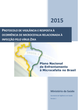 Protocolo de vigil&acirc;ncia e resposta &agrave; ocorr&ecirc;ncia de
