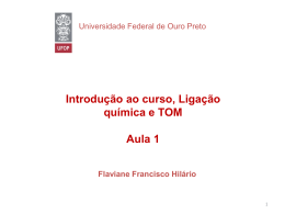 geometria das mol&eacute;culas