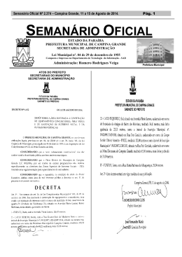 SEMAN&Aacute;RIO OFICIAL-10 a 14/01/2005