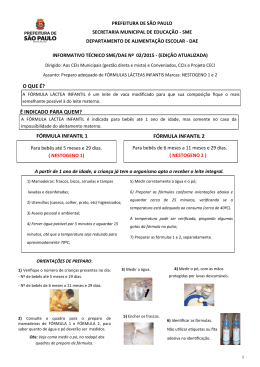 O QUE &Eacute;? &Eacute; INDICADO PARA QUEM? F&Oacute;RMULA INFANTIL 1