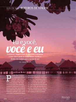 Eu e voc&ecirc;, - GSP Travel