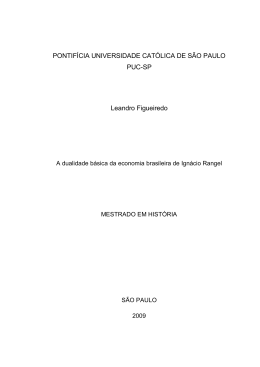 A dualidade b&aacute;sica da economia brasileira