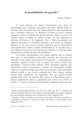Revista Estudos Amazônicos - Universidade Federal do Pará