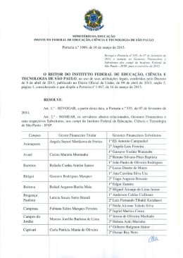 Portaria n&ordm; 1.069, de 16 de mar&ccedil;o de 2015