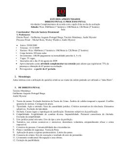 estudos aprofundados em direito e processo penal