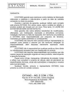 EXTANG &ndash; IND. E COM. LTDA.