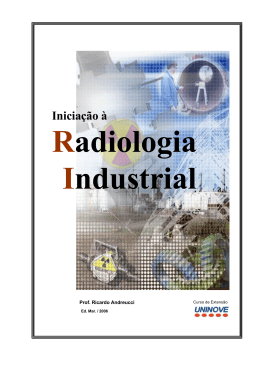 Inicia&ccedil;&atilde;o &agrave; Radiologia Industrial