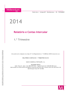 1&ordm; Trimestre 2014