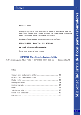 Micromec Indústria de Peças para carburadores