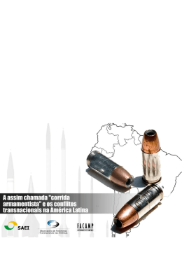 A Assim Chamada "Corrida Armamentista"