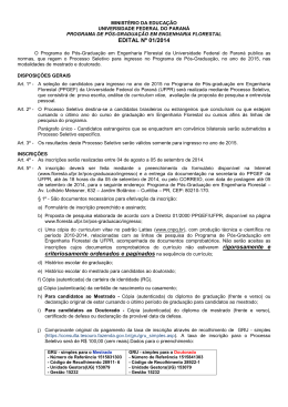 EDITAL N&ordm; 01/2014 criteriosamente ordenados e paginados na