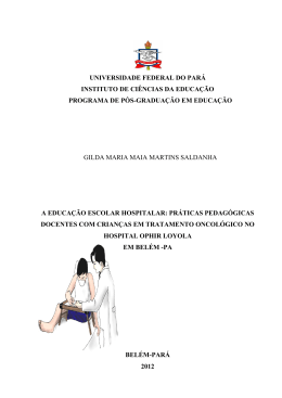universidade federal do par&aacute; instituto de ci&ecirc;ncias da educa&ccedil;&atilde;o