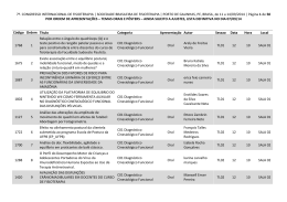 Ordem Cronol&oacute;gica