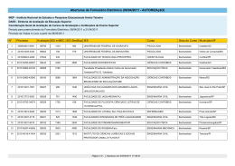 Aberturas de Formul&aacute;rio Eletr&ocirc;nico (06/04/2011