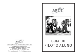 Guia CPD PILOTO ALUNO - Aeroclube de Feira de Santana