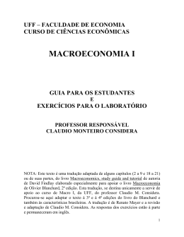 Exerc&iacute;cios - Professores da UFF