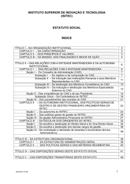 INSTITUTO SUPERIOR DE INOVAÇÃO E TECNOLOGIA