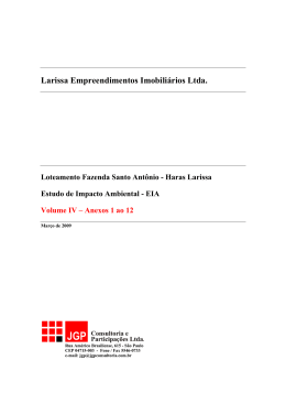 Larissa Empreendimentos Imobili&aacute;rios Ltda.
