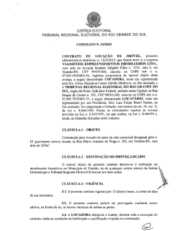 Contrato - Tribunal Regional Eleitoral do Rio Grande do Sul