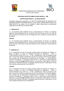 RETIFICAÇÃO Nº 2