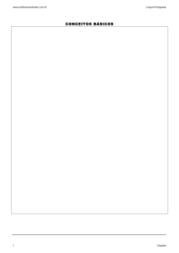 CONCEITOS B&Aacute;SICOS - Professor Andresan