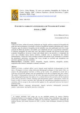 ANGOLA, 19081 - Culturas Populares. Revista Electr&oacute;nica