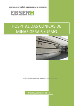 HOSPITAL DAS CL&Iacute;NICAS DE MINAS GERAIS /UFMG