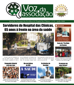 Servidores do Hospital das Cl&iacute;nicas, 65 anos &agrave; frente na