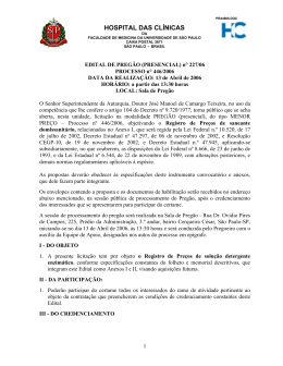 Hospital das Cl&iacute;nicas de S&atilde;o Paulo (SP)