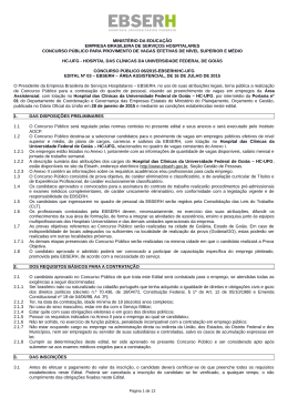 Abertura Edital - Assistencial