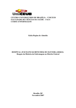 HOSPITAL JUSCELINO KUBITSCHEK DE OLIVEIRA