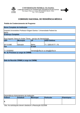 Programa Pr&aacute;tico e Te&oacute;rico-Complementar