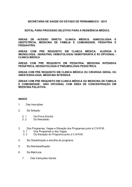 edital para processo seletivo