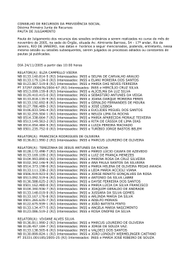 CONSELHO DE RECURSOS DA PREVID&Ecirc;NCIA SOCIAL