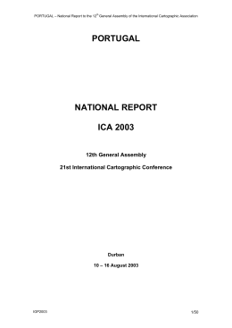 1 &ndash; INTRODUCTION - International Cartographic Association