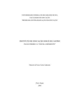 INSTITUTO DE EDUCA&Ccedil;&Atilde;O JOSU&Eacute; DE CASTRO