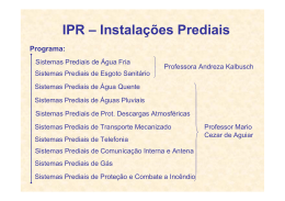 IPR – Instalações Prediais