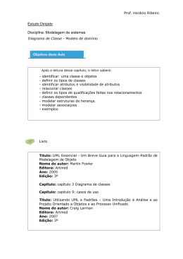fazendo diagrama de classes para o dominio da aplica&ccedil;&atilde;o
