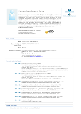 Francisco Amaro Gomes de Alencar - SIT Study Abroad
