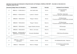 Estrutura Curricular da Graduacao-BMB