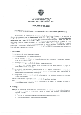Edital PET