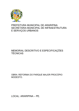 PREFEITURA MUNICIPAL DE ARARIPINA SECRETARIA