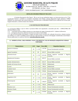 edital de concurso publico
